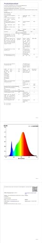 ledmo 60W LED Wandleuchte Aussen/Innen - Warmweiss 3000K