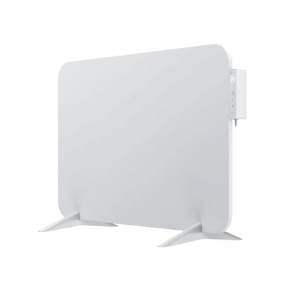 BR Bringer Metall Infrarotheizung 450W Wand/Standheizung – Smart Weiss. Rechteckige, weiße Metallplatte. Heizelement zur effizienten Raumbeheizung.