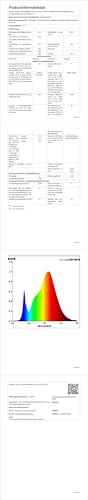 ledmo 60W LED Wandleuchte Aussen/Innen - Warmweiss 3000K