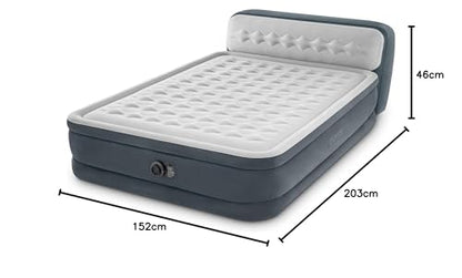 Intex DuraBeam UltraPlushHeadboard Luftbett - Queen 220V Pumpe
