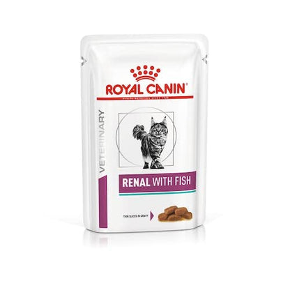 Royal Canin Vet Renal Fish Diät Katzenfutter – 4x12x85g