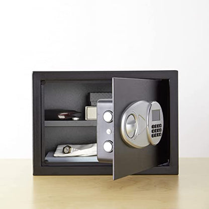 Amazon Basics Digitaler Sicherheitstresor Stahl - 14L Schwarz