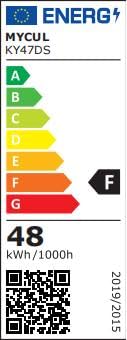 Design Ringform Dimmbar LED Deckenleuchte - 4-flammig Schwarz 86cm