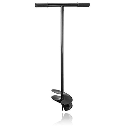 AGROHIT Handerdbohrer Ø 250 mm, Gartenbohrer aus Stahl, 105 cm