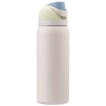Owala FreeSip Edelstahl-Isolierflasche, 945 ml, Iced Breeze, mit Strohhalm und Trageschlaufe