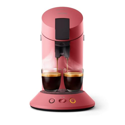 Philips Senseo Original Plus Kaffeepadsmaschine - Sanftes Rot (CSA210/35)