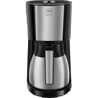 Melitta Enjoy Top Therm Filterkaffeemaschine - Edelstahl/Schwarz