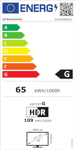 LG OLED48B59LA 4K OLED AI Smart TV 48 Zoll (Modell 2025)