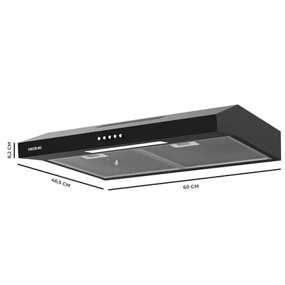 Cecotec Bolero Flux CM 602200 Dunstabzugshaube - 60 cm Schwarz