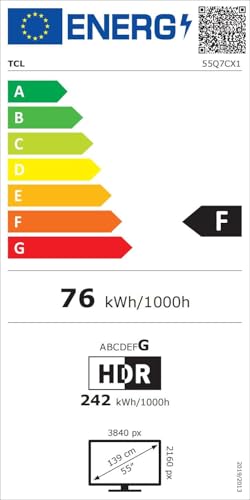 TCL 55Q7C QLED Mini LED TV 55 Zoll 4K HDR Smart TV