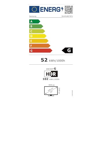 Samsung Crystal UHD U8079F 4K Fernseher - 43 Zoll