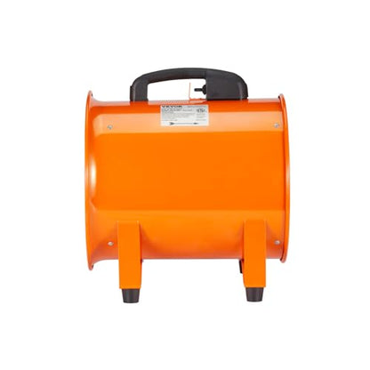 VEVOR Bauventilator 367W Axiallüfter Industrielüfter mit 10m Schlauch