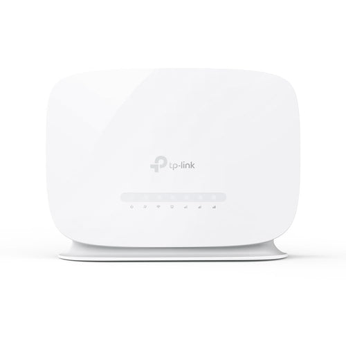 TP-Link Archer MR505 4G+ Cat6 LTE WLAN Router - AC1200. Schwarzes Rechteck. Bietet AC1200 WLAN über 4G+ Cat6 LTE.
