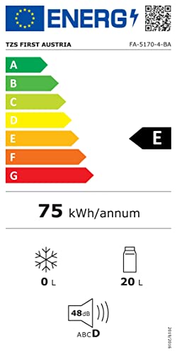 TZS First Austria Kühlbox 24L thermoelektrisch 12V/230V – Schwarz