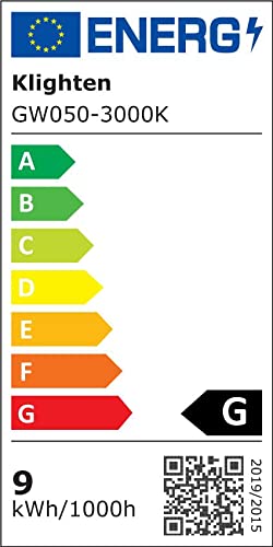 Klighten 4er LED Wandleuchte Bewegungsmelder Innen/Aussen - Anthrazit (G9)