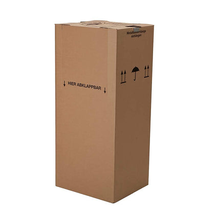 BB-Verpackungen Kleiderbox MAXI 3er-Set mit Kleiderstange