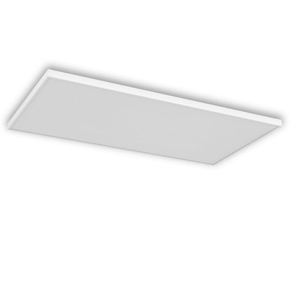 InfraHeat Deckenheizung Infrarot 860W - 119.5x59.5cm Thermostat: Weißes, rechteckiges Paneel. Erzeugt Infrarotwärme.