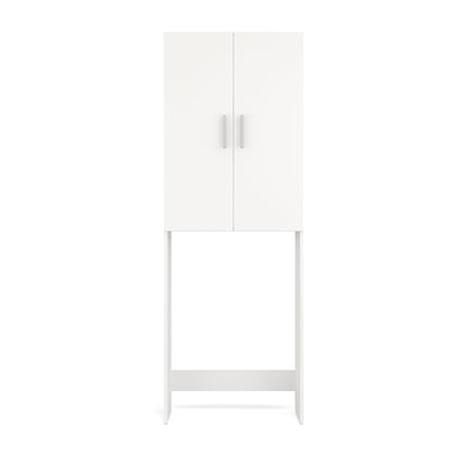 KOMTO Waschmaschinenschrank Gizmo Weiss, 2 Türen, 65 x 180 x 27 cm