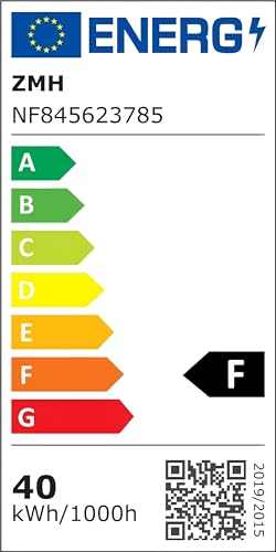 ZMH LED Panel Deckenleuchte 120x30cm 40W Dimmbar Weiss
