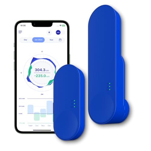 Smart Meter IR Lesekopf WLAN – Stromzähler Ausleser HA USB/Batt. – Kompakter, schwarzer IR-Lesekopf. Liest Energiedaten von Smart Metern via Infrarot und sendet sie über WLAN an Home Assistant.