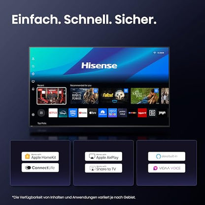 Hisense 65E7Q Fehrnseher - 65 Zoll 4K UHD QLED Smart TV