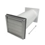 EASYTEC® Standard Mauerkasten Abluft Edelstahl Ø 150 mm. Edelstahl, rund. Leitet Abluft durch die Wand nach außen.
