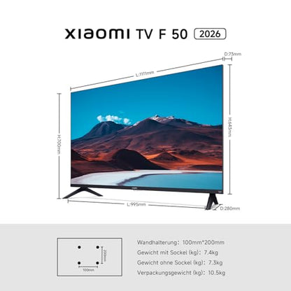 Xiaomi F 50 Zoll 4K UHD Smart TV Fire TV Edition
