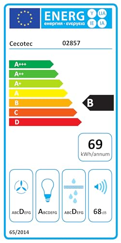 Cecotec Bolero Flux CM 602200 Dunstabzugshaube - 60 cm Schwarz