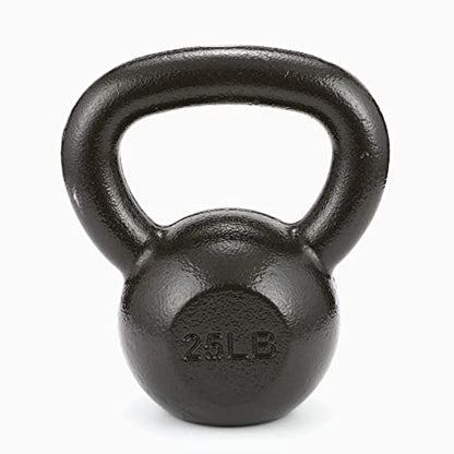Amazon Basics Gusseisen Kugelhantel – 20 kg Schwarz