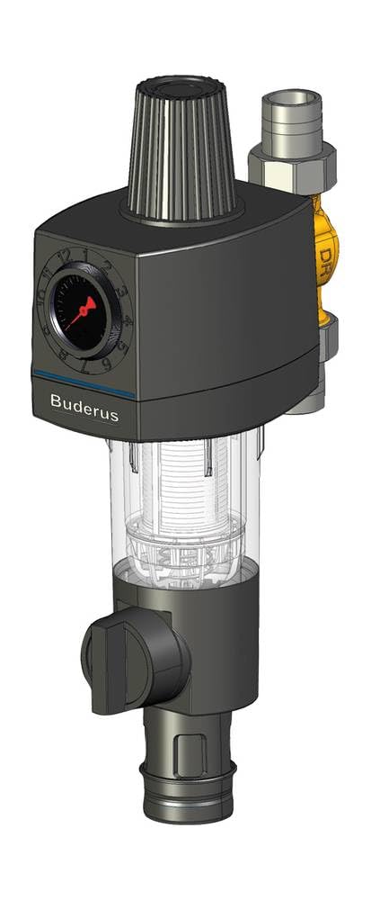 Buderus Logafix Rückspülfilter Druckminderer - 1 Zoll Anschluss