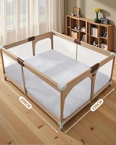 Favodormir Krabbelmatte Baby 150x200x3cm - Grau