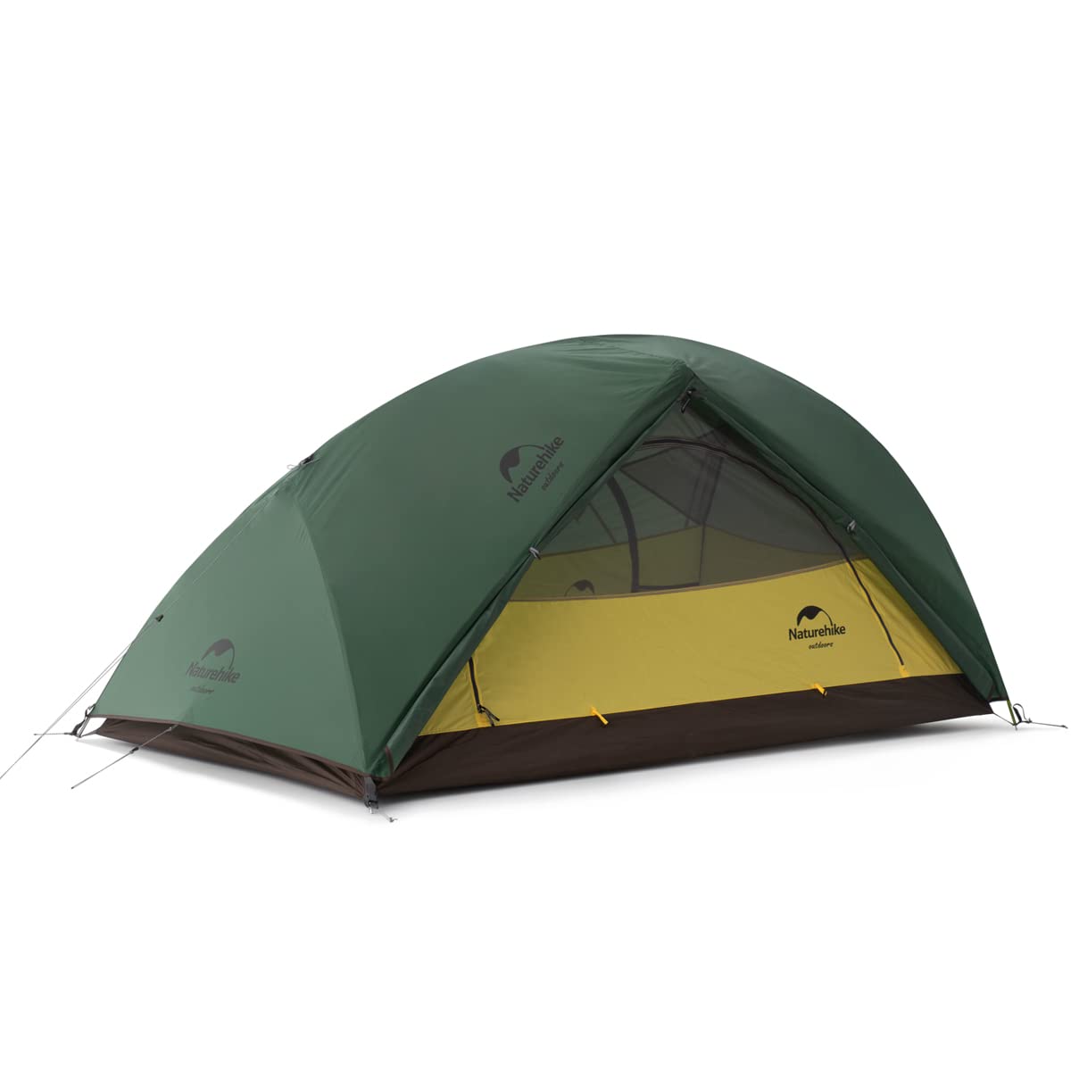 Naturehike Star-River Zelt 2 Personen Ultraleicht - Olivgrün. Bietet Wetterschutz beim Outdoor-Camping und Trekking.