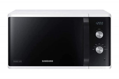 Samsung MW3500 Mikrowelle MS23K3614AW/EG - 23L Weiss. Rechteckig, weiss. Zum schnellen Erwärmen und Auftauen von Speisen.