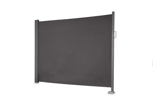 empasa Seitenmarkise Slim Sichtschutz Sonnenschutz anthrazit 160x300 mit Aluminium-Wand-Kassette und Textilgewebe