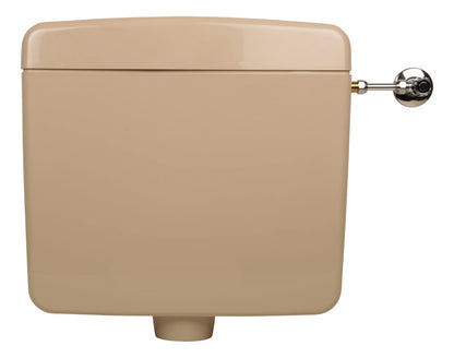 Calmwaters Aufputz-Spülkasten Beige, 6-9 Liter, Start-Stopp-Taste