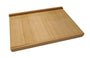 CULIMI Holzbackbrett Teigbrett – grosses Nudelbrett 70x50 cm, rechteckiges Naturholzbrett zum Ausrollen von Teig und Zubereiten von Nudeln.
