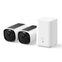 eufy Security eufyCam E40 2K Aussen-Solarkamera Set mit HomeBase 2, kabellos mit integriertem Solarpanel