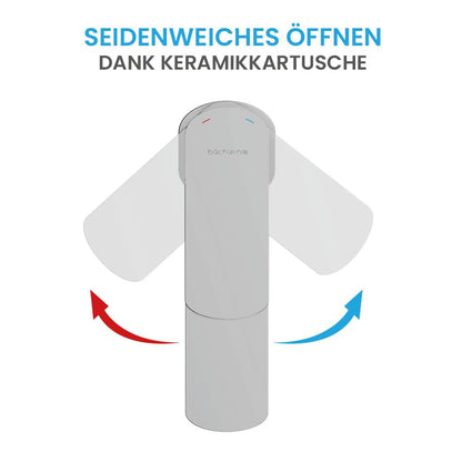 Bächlein Mizarela Bad Einhebelmischer - Chrom, flacher Auslauf