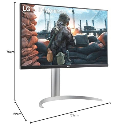 LG 27UP650P-W 4K UHD IPS HDR Monitor 27 Zoll – Weiss