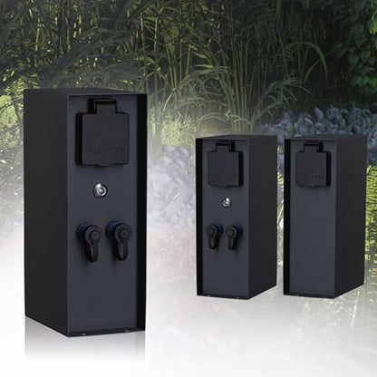 Paulmann Plug & Shine Rio Aussensteckdose Sensor IP44 Anthrazit