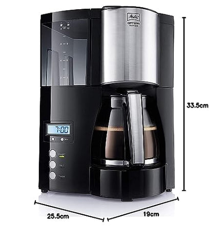 Melitta Optima Timer Filterkaffeemaschine 8 Tassen - Schwarz