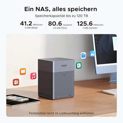 UGREEN NASync DH4300 Plus 4-Bay Desktop NAS - Diskless