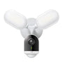 Tapo C720 Flutlicht Sicherheitskamera WLAN 2K aussen – Kabel, weiße 2K-Flutlichtkamera zur Videoüberwachung und Ausleuchtung aussen.