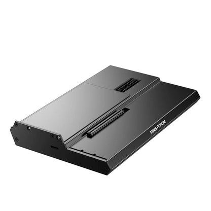 MINIS FORUM DEG1 Externes Grafikkartendock - OCUlink. Schwarzes Gehäuse. Erweitert PC um dedizierte Grafikkarte via OCUlink für Gaming/Anwendungen.