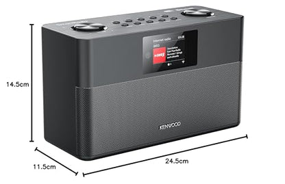 KENWOOD CR-ST100S Smart-Radio Internetradio DAB+ Schwarz