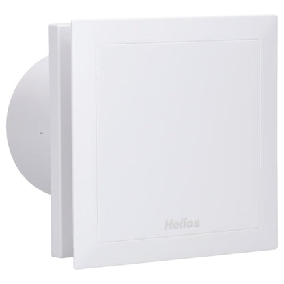 Helios M1/100 N/C Minilüfter – Kleinraum Abluftventilator. Weißer Lüfter, 100mm Nennweite. Zur Abluft in Kleinräumen.