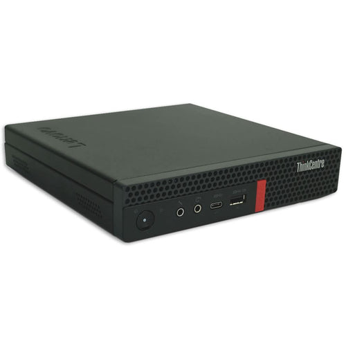 Lenovo ThinkCentre M720q Tiny Mini PC - i5 8400T 16GB/512GB (Generalüberholt): Kompakter, schwarzer Mini PC, ideal für Office.