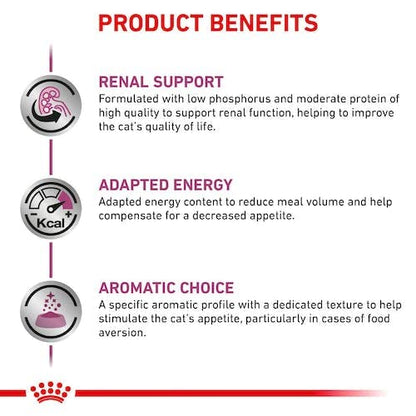 Royal Canin Vet Renal Fish Diät Katzenfutter – 4x12x85g