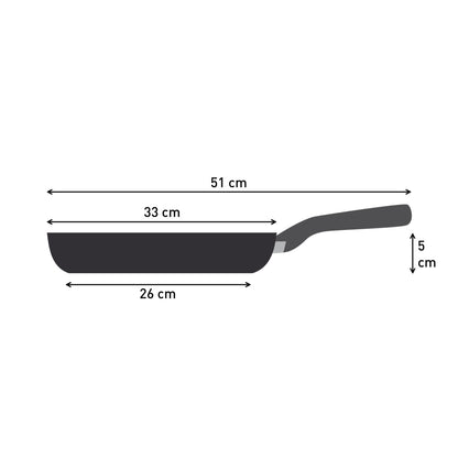 Tefal Duetto Bratpfanne - 32 cm Induktion Edelstahl A70408