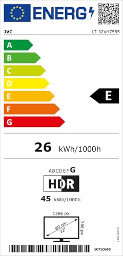 JVC LT-32VH7555 LED Fernseher 32 Zoll Smart TV HD-Ready